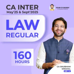 CA Inter- Corporate & Other Laws Regular In Depth (Paper 2) – May’25 and Sep’25